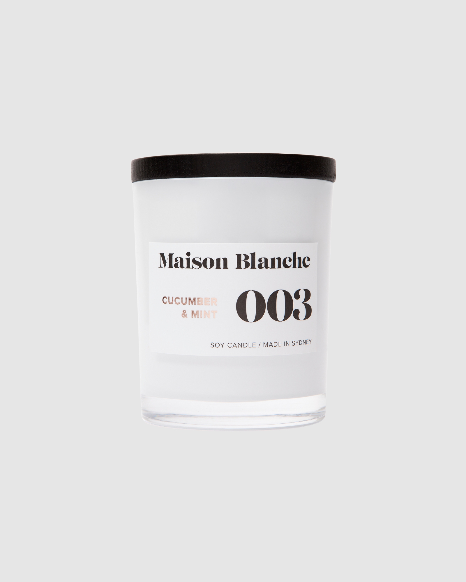 003 Cucumber & Mint - Medium Candle