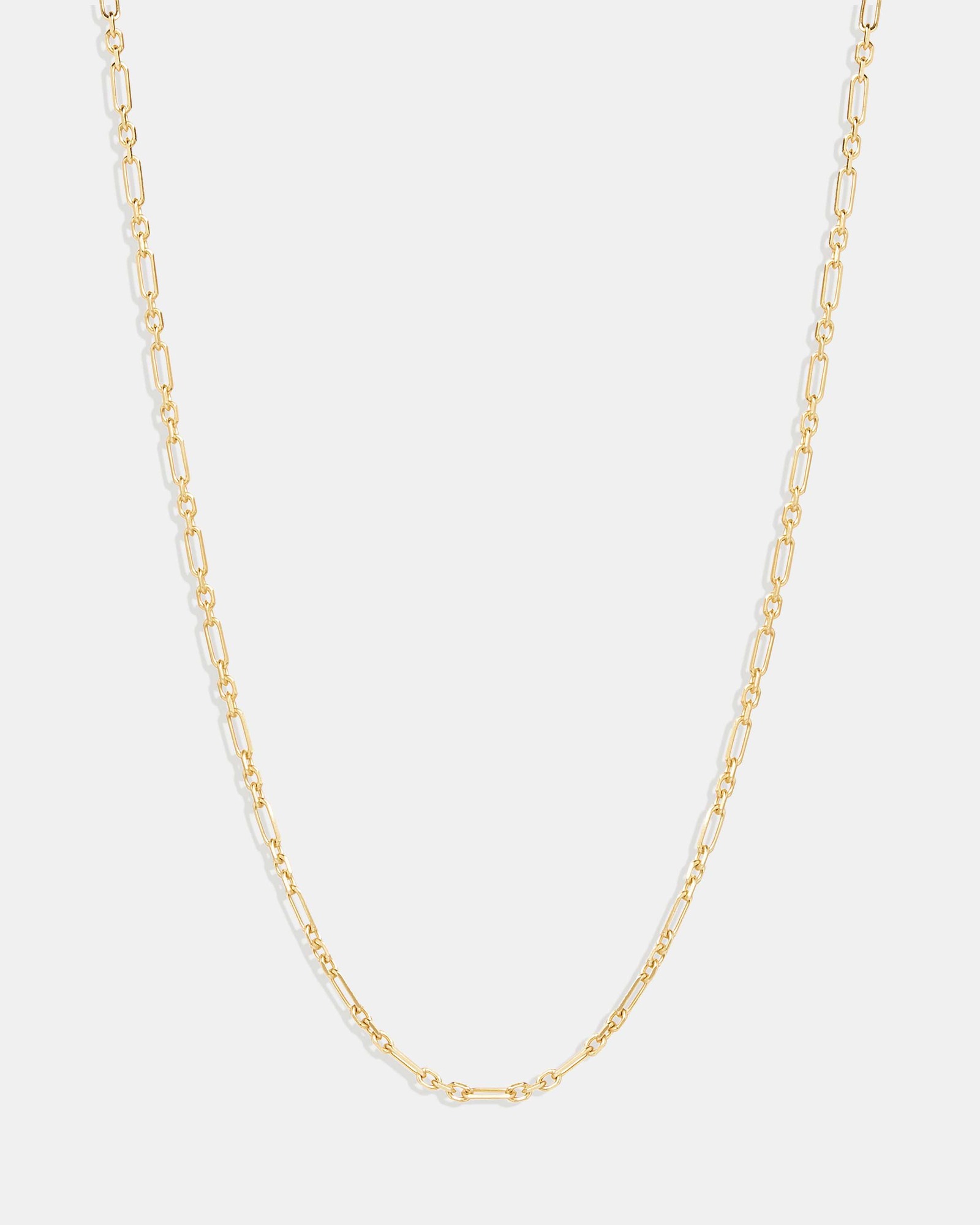19" Mixed Link Chain Necklace