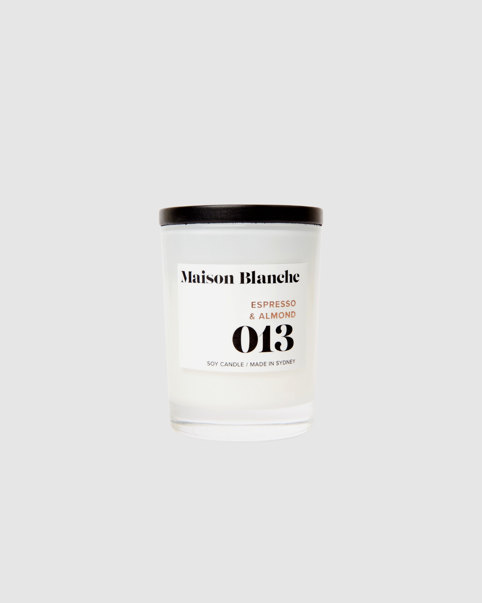 013 Espresso & Almond - Small Candle