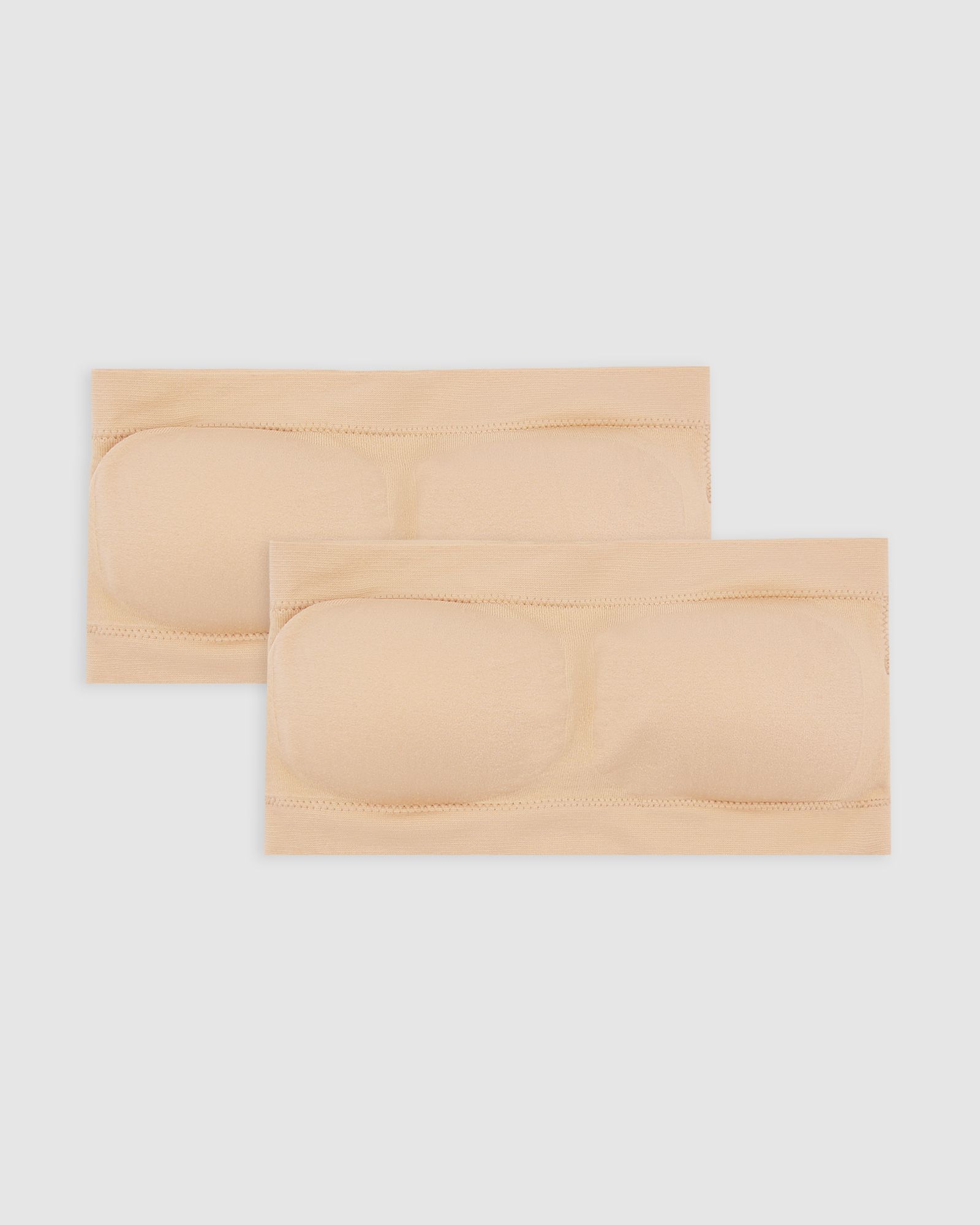2 Pack Bare Essentials Recycled Nylon Padded Bandeau