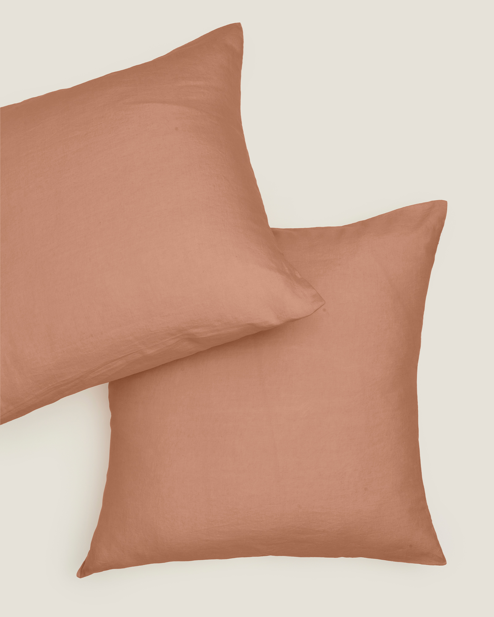 100% Linen European Pillowcase Set