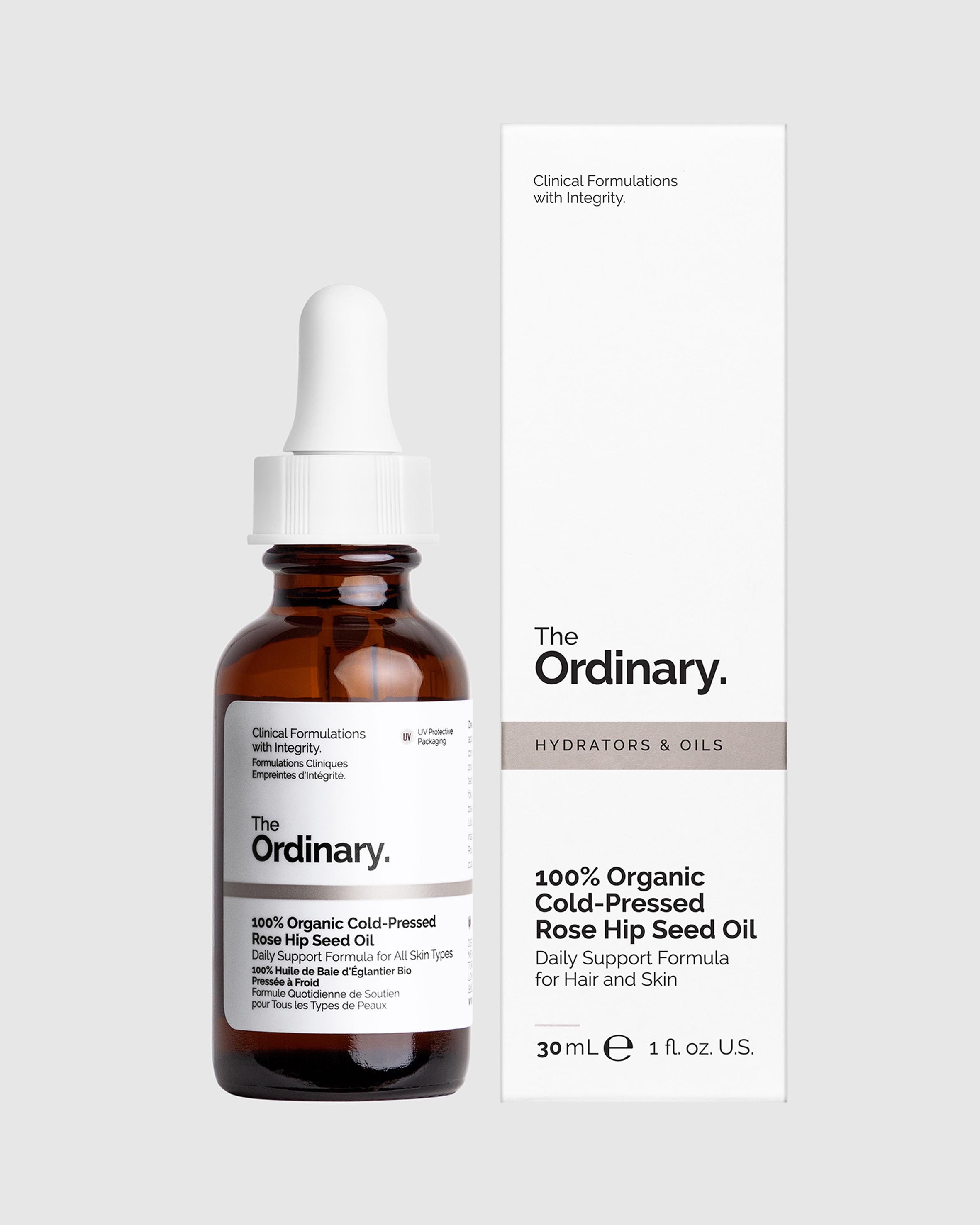 100% Organic Cold-Pressed Rose Hip Seed Oil 30ml