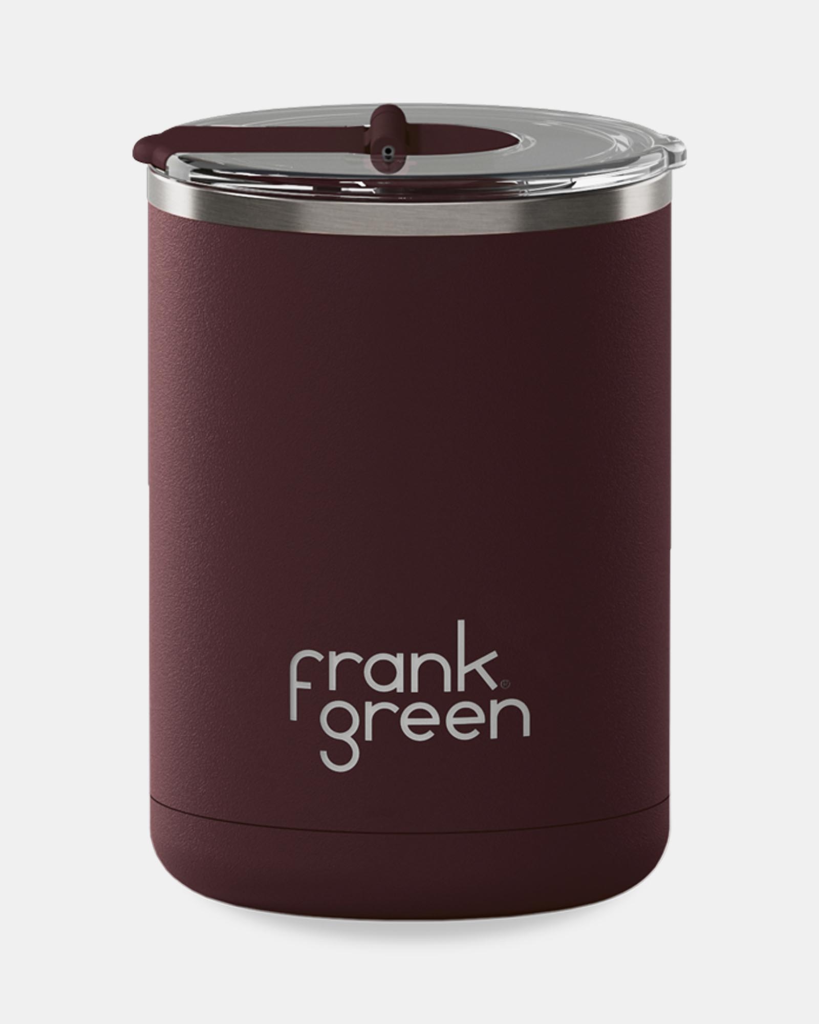 12Oz Ceramic Coffee Cup with Hinged Lid